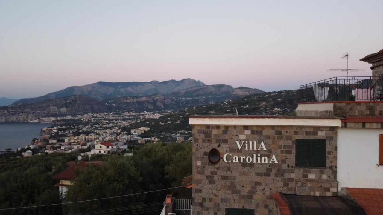 Villa Carolina Sorrento Private Heated Pool And Sea View Ngoại thất bức ảnh
