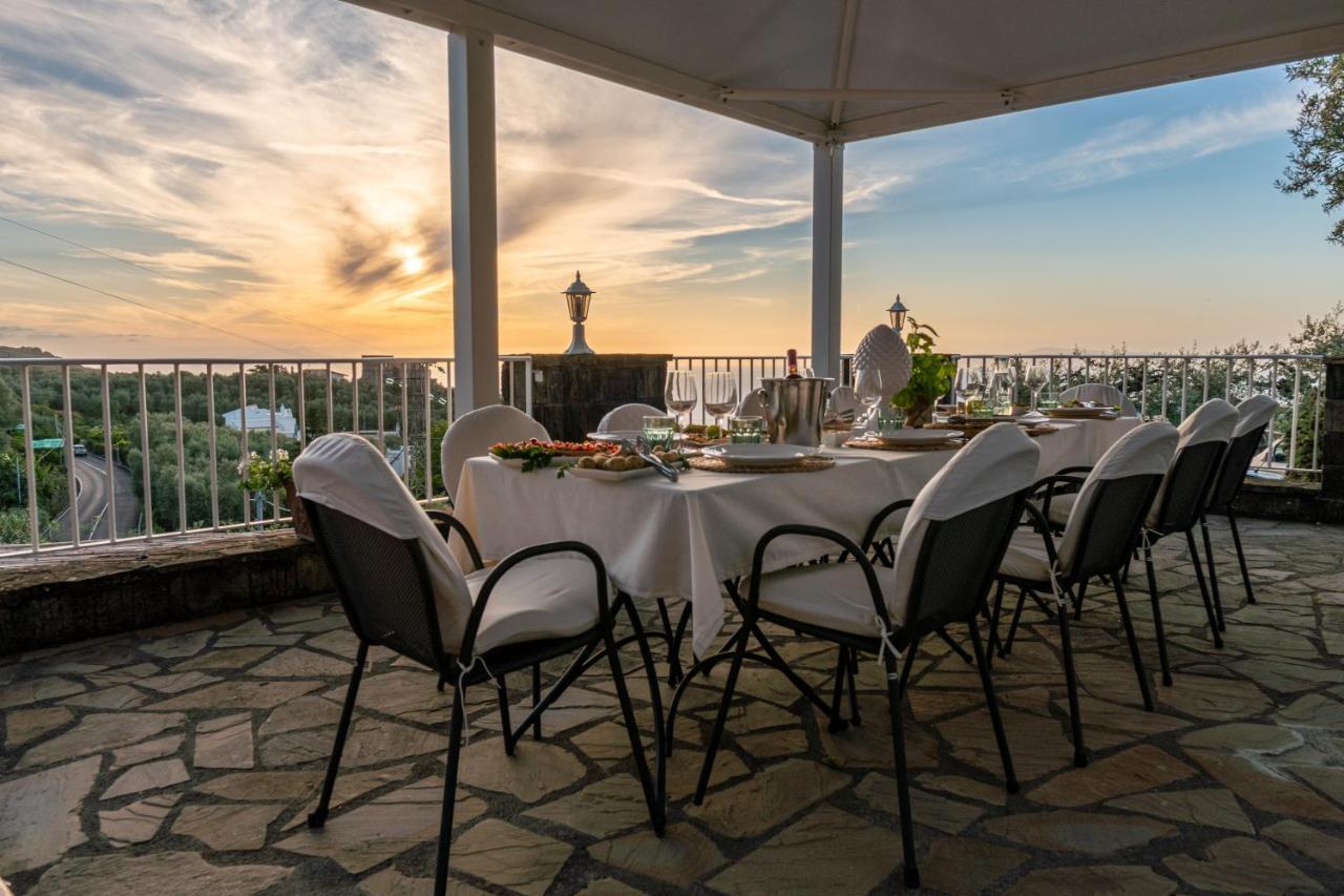 Villa Carolina Sorrento Private Heated Pool And Sea View Ngoại thất bức ảnh
