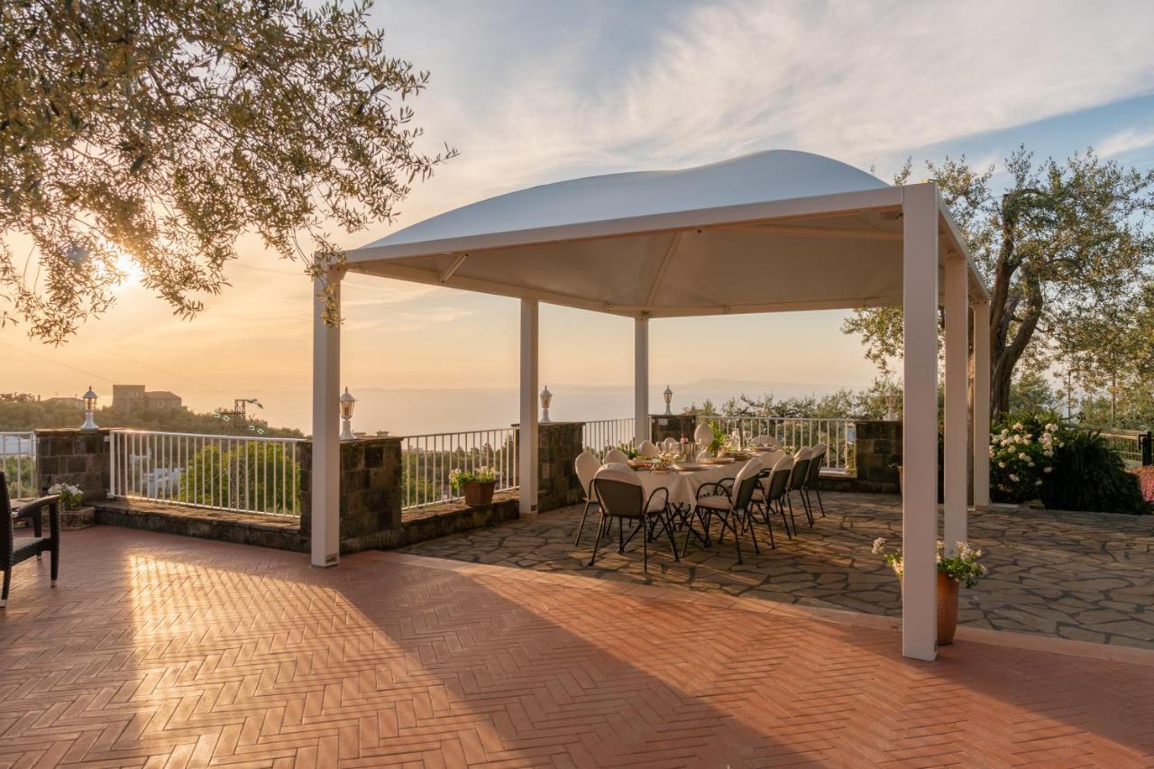 Villa Carolina Sorrento Private Heated Pool And Sea View Ngoại thất bức ảnh