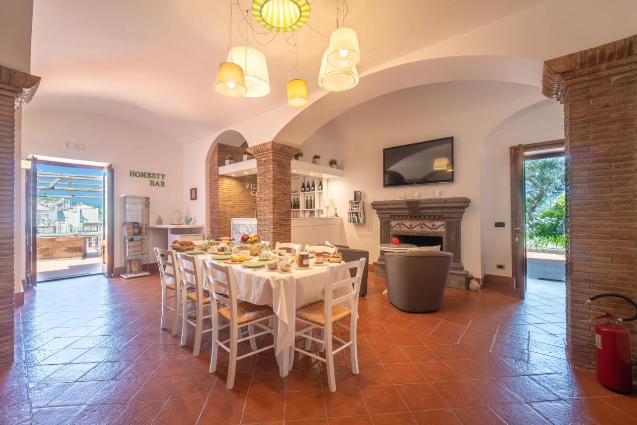 Villa Carolina Sorrento Private Heated Pool And Sea View Ngoại thất bức ảnh