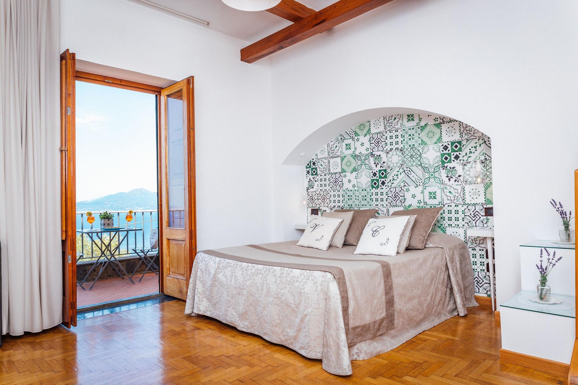Villa Carolina Sorrento Private Heated Pool And Sea View Ngoại thất bức ảnh