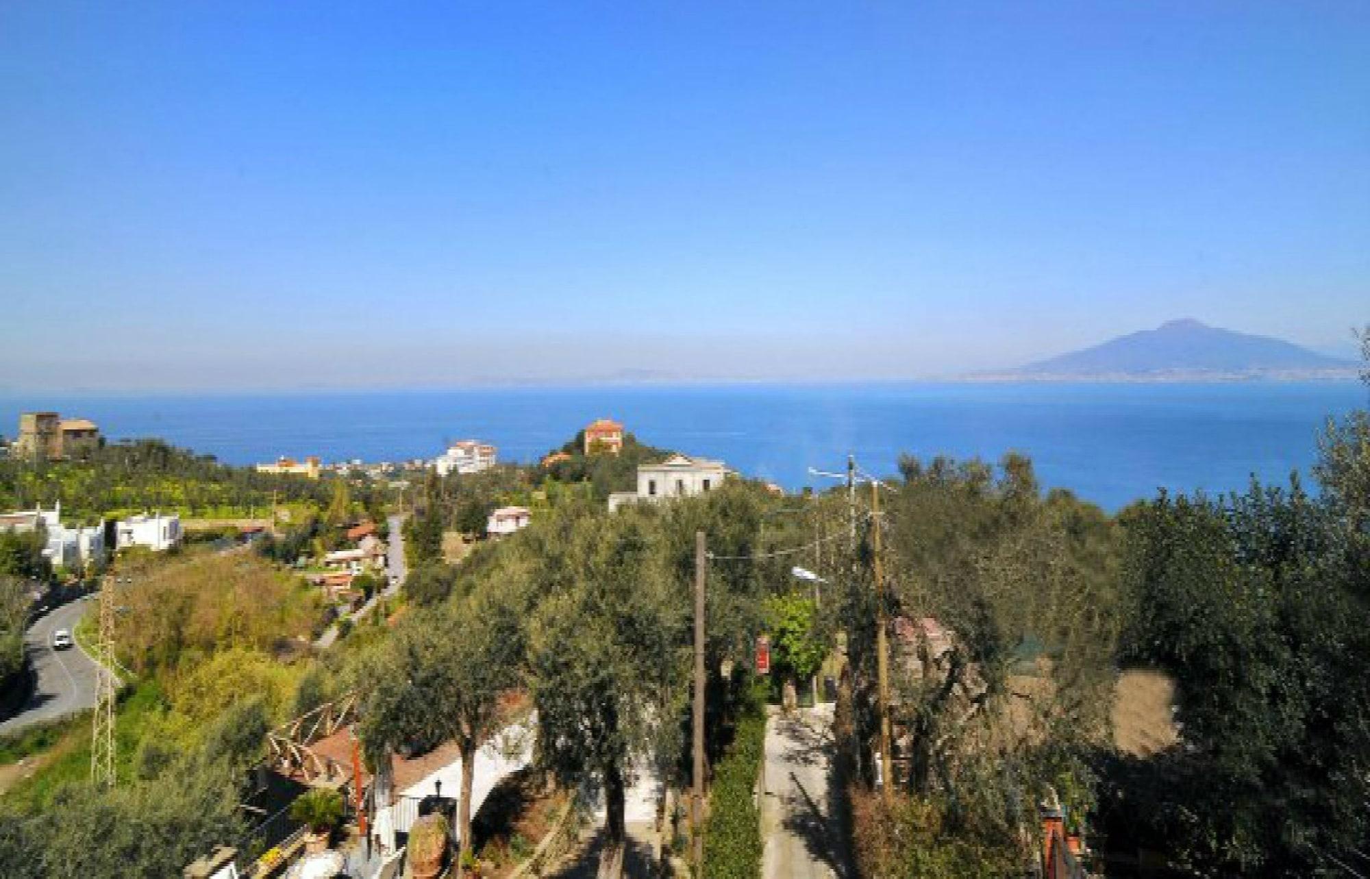 Villa Carolina Sorrento Private Heated Pool And Sea View Ngoại thất bức ảnh