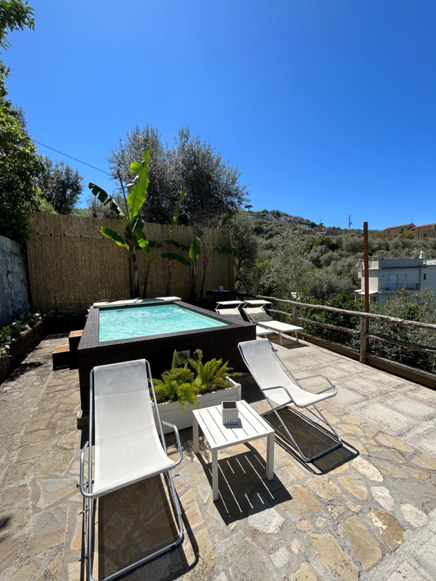 Villa Carolina Sorrento Private Heated Pool And Sea View Ngoại thất bức ảnh