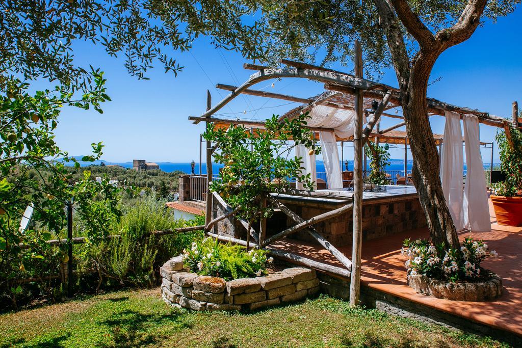 Villa Carolina Sorrento Private Heated Pool And Sea View Ngoại thất bức ảnh